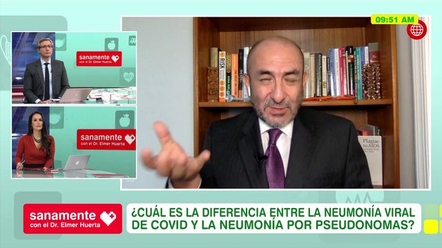 ¿Diferencias entre neumonía viral y de pseudonomas? | Sanamente con el Doctor Elmer Huerta (HOY)