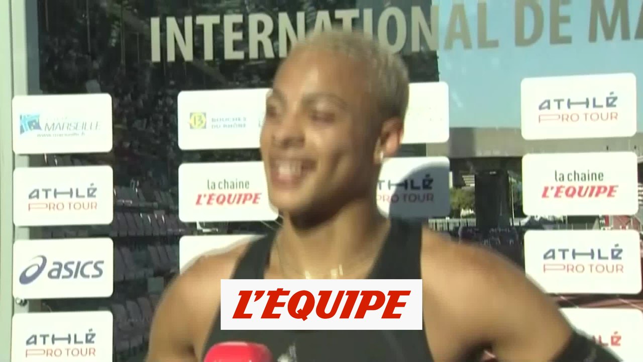 Zhoya : «Je suis vraiment content» - Athlétisme - Meeting de Marseille