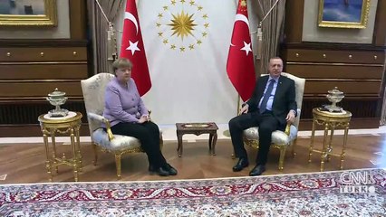 Son dakika haberi: Cumhurbaşkanı Erdoğan, Merkel ile görüştü