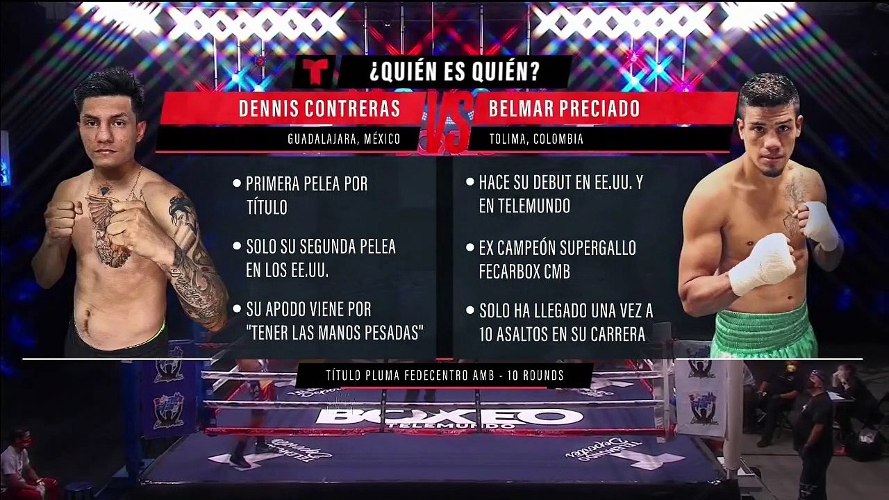Belmar Preciado vs Dennis Contreras (28-08-2020) Full Fight