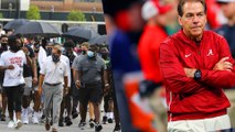 Twitter Fights About Nick Saban After March For Racial Injustice