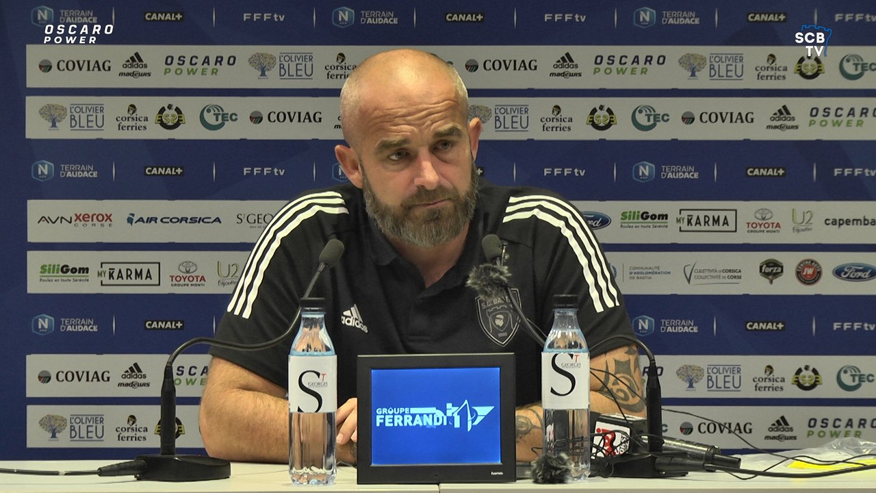 SC Bastia 0-1 US Boulogne CO : Conf. d'après-match de M. Chabert