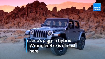Jeep’s first plug-in hybrid vehicle, the Wrangler 4xe, is almost here.