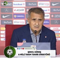 Şenol Güneş: "Sorumlusu benim"