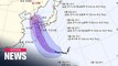Stronger than Maysak, typhoon Haishan approaching S. Korea