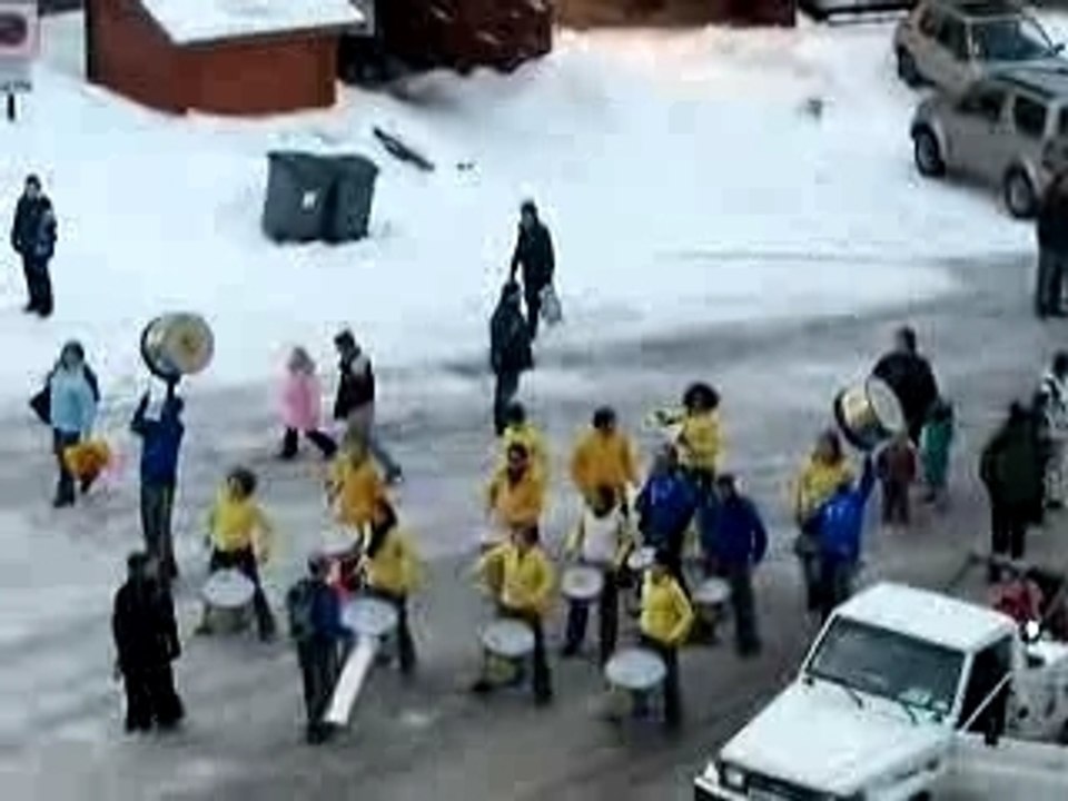 Val thorens fevrier 2008 Carnaval bresil 3 vallées