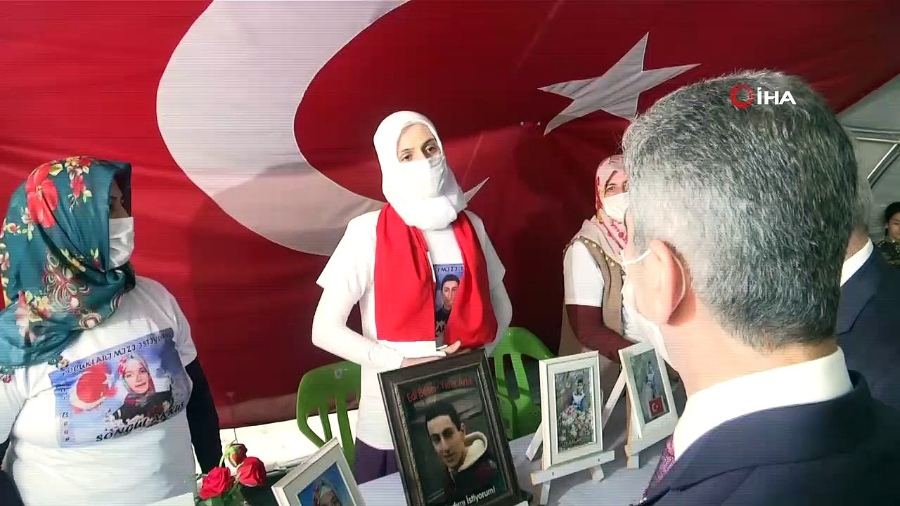 İçişleri Bakan Yardımcısı Muhterem İnce, evlat nöbeti tutan aileleri ziyaret etti