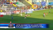 El goleador ecuatoriano Joffre Escobar triunfa en el fútbol chileno