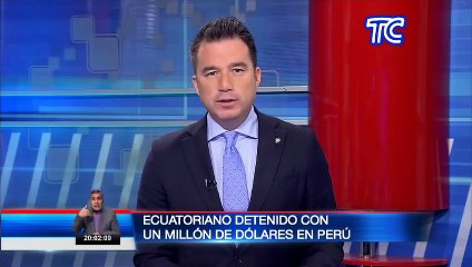Detienen a ecuatoriano en la frontera con Perú: el hombre llevaba un millón de dólares