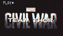 Captain America :  Civil War movie clip // Team Thor Funny Reason Why Thor & Hulk Weren't in Movie