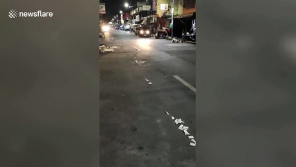 Terrified residents find used COVID-19 tests outside their homes in the Philippines