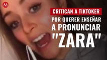 Critican a Tiktoker por querer enseñar a pronunciar 