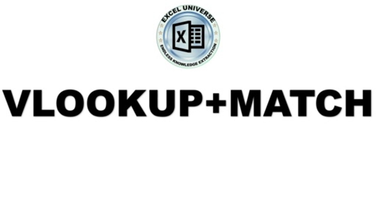 VLOOKUP with MATCH Function