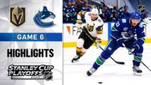 NHL Highlights | Golden Knights @ Canucks 9/03/2020