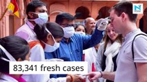 India's COVID-19 tally crosses 39 lakh mark, records 83,341 new cases