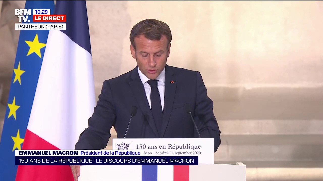 Emmanuel Macron: "Ceux qui s'en prennent aux forces de l'ordre, aux élus ne passeront pas"