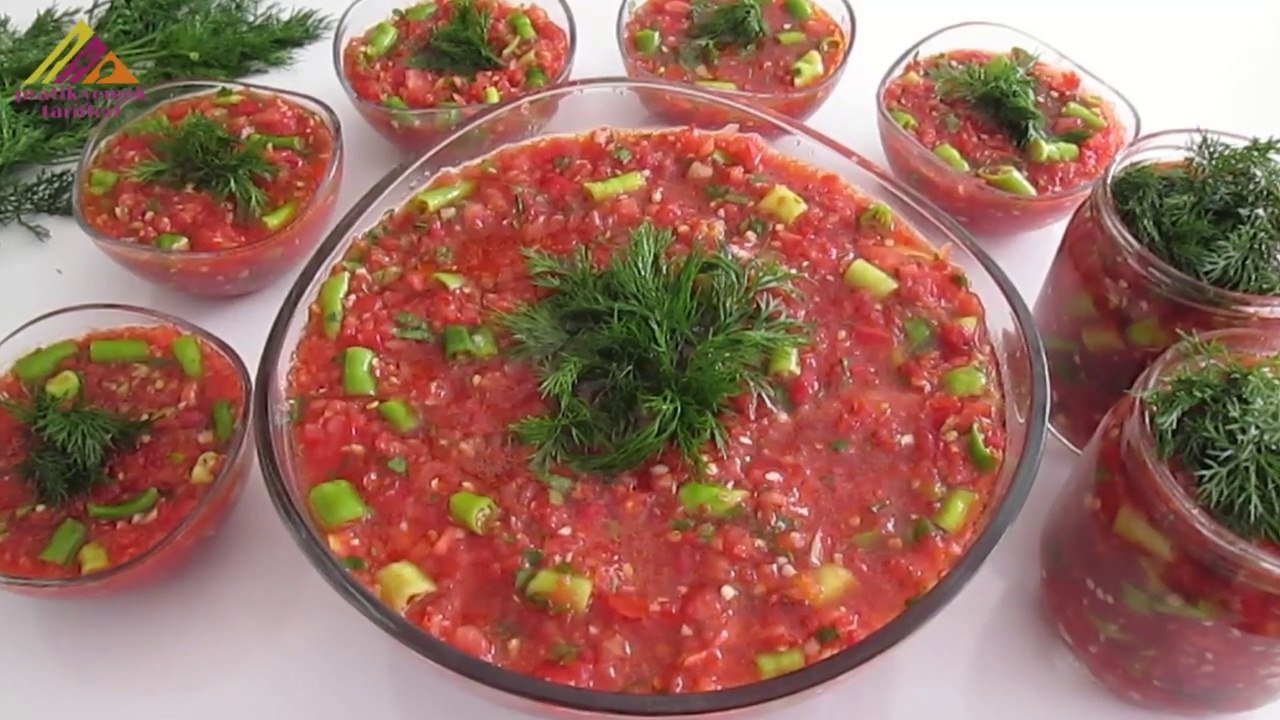 Acılı Ezme Turşu Tarifi Nasıl Yapılır-domates ezme turşu-robot ile 10 dk da pratik tarif