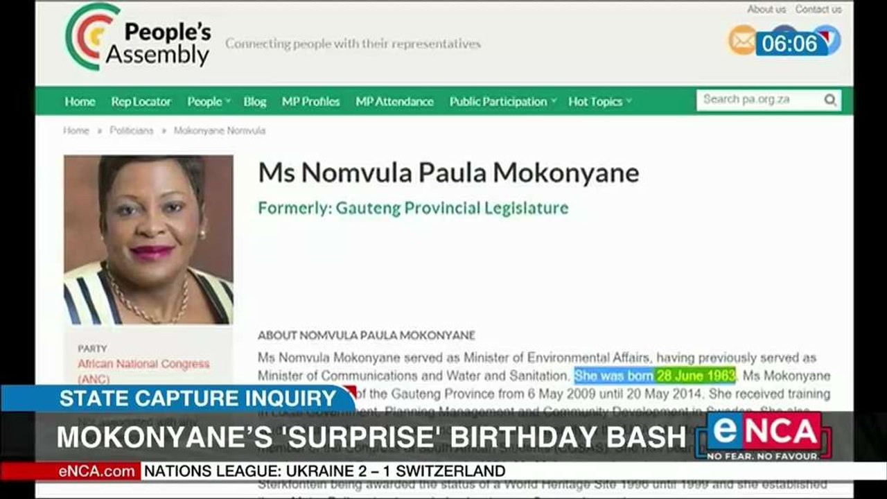 Mokonyane’s 'surprise' birthday bash