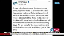Travel agency promoting 2021 specials closes down