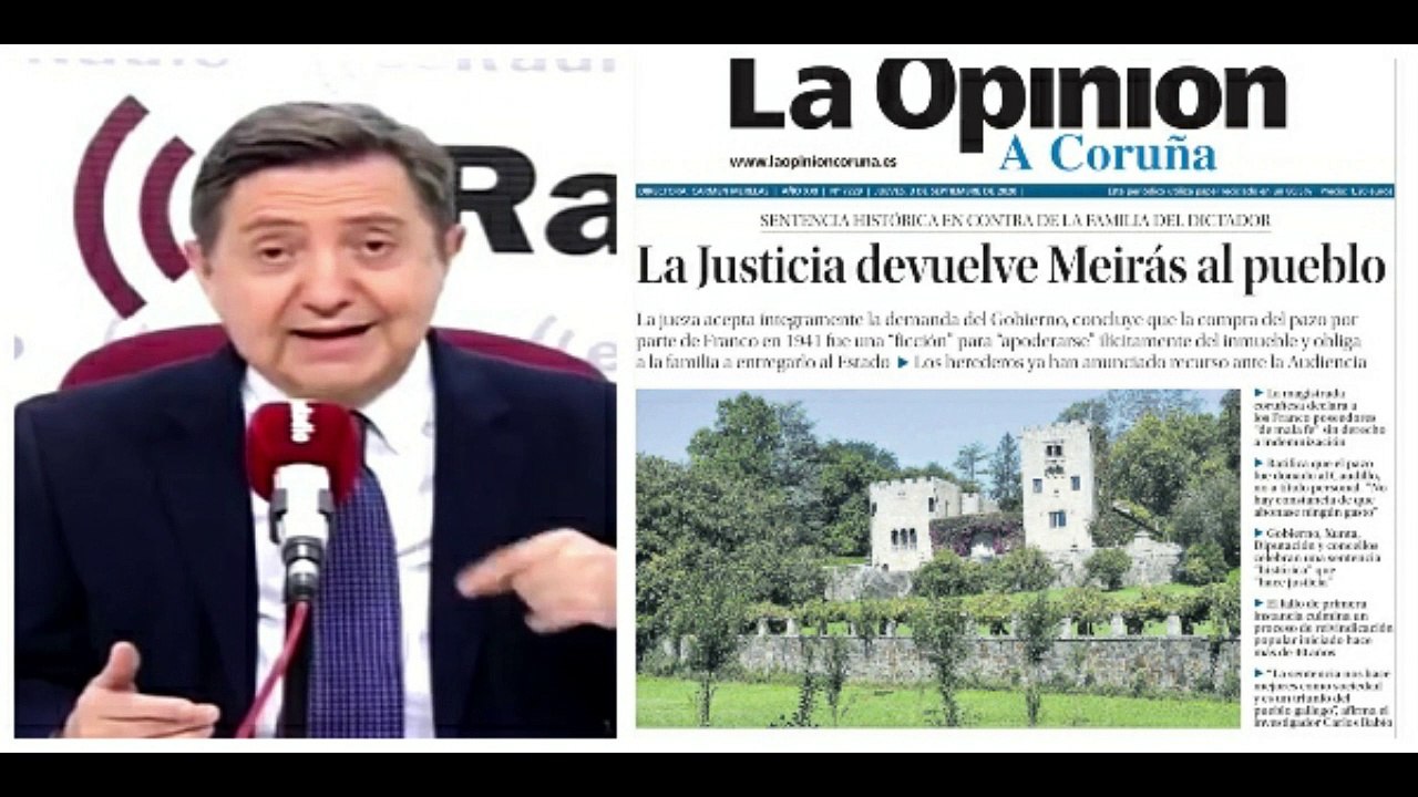 Losantos sobre el Pazo de Meirás: "Tenemos unos jueces que no dejan de hacer el ridículo"