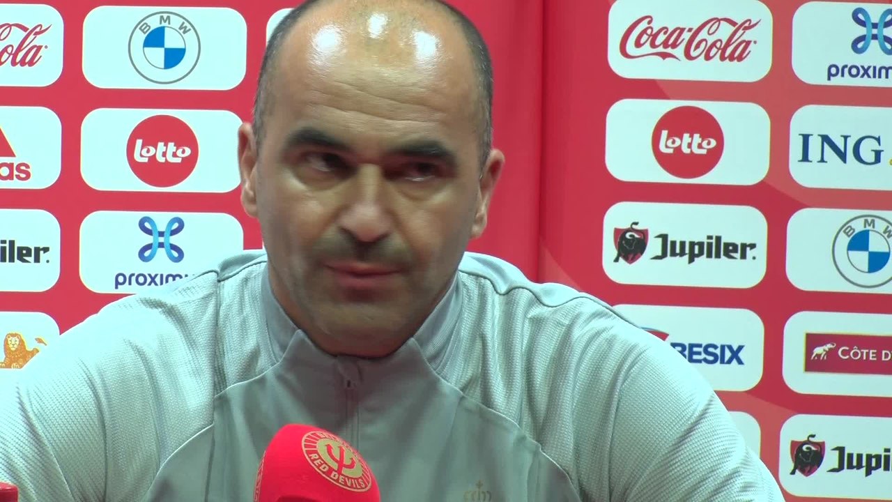 Diables rouges: Certains joueurs ne sont pas en mesure de jouer les deux matchs (Roberto Martinez)