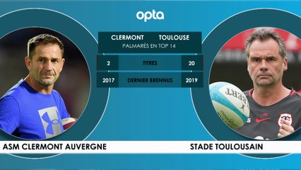 Face à face - Clermont-Toulouse, l'affiche de la 1ère j.