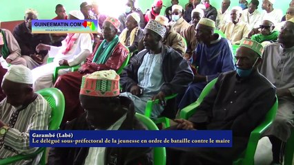 Garambé (Labé), Le délégué sous-préfectoral de la jeunesse en ordre de bataille contre le maire de la commune rurale