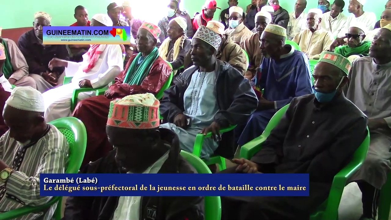 Garambé (Labé), Le délégué sous-préfectoral de la jeunesse en ordre de bataille contre le maire de la commune rurale