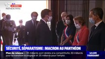 Emmanuel Macron arrive au Panthéon pour célébrer le 150e anniversaire de la république