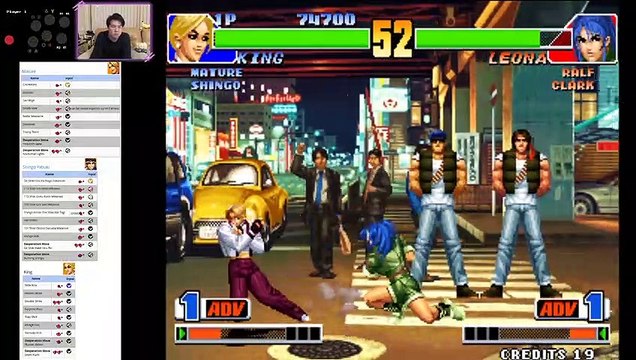 (ARC) King of Fighters '98 - SP19 - Mature, Shingo, King - Level 8