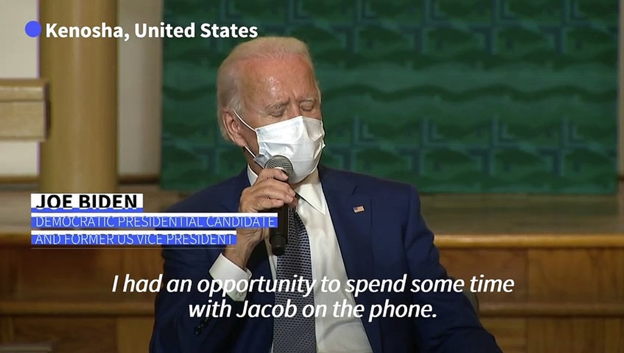 Biden says he spoke by phone to Jacob Blake, black man shot by police