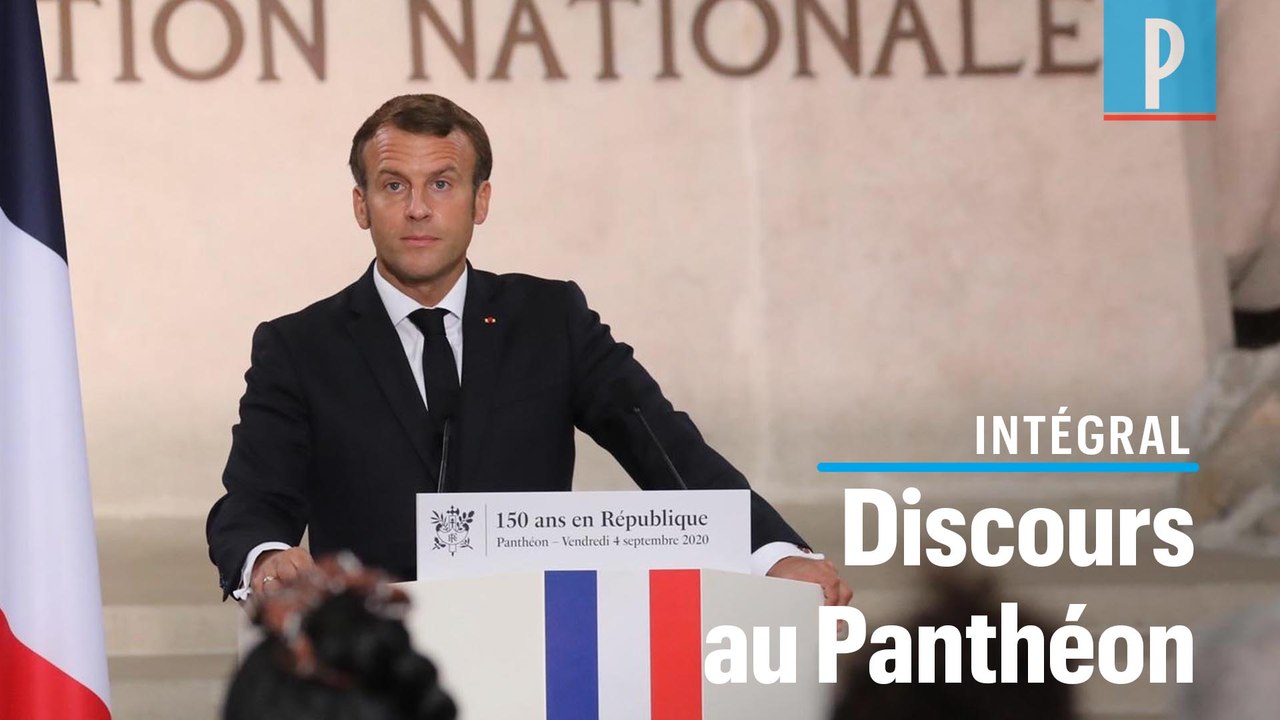[INTÉGRAL] Le discours d'Emmanuel Macron au Panthéon