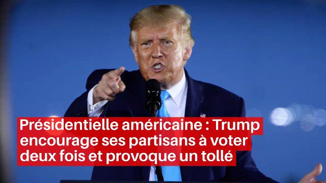 Présidentielle américaine : Trump encourage ses partisans à voter deux fois et provoque un tollé_IN