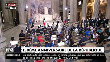 Regardez le discours du Président Emmanuel Macron depuis le Panthéon pour célébrer les 150 ans de la proclamation de la République - VIDEO