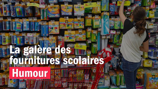 HUMOUR - La galère des fournitures scolaires selon Héloïse Erignac