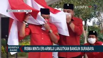 Tri Rismaharini Minta Eri-Armuji Lanjutkan Bangun Surabaya