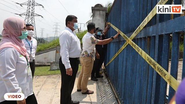 MB- Kilang punca gangguan air Selangor, KL disita dan dikompaun