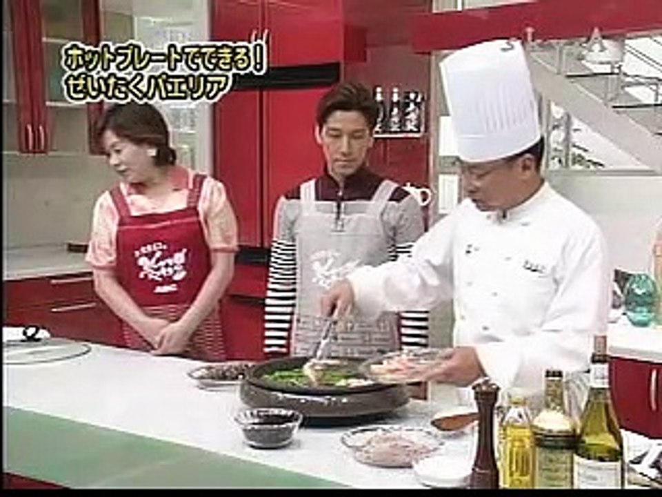 パエリア（ホットプレート）　ゲスト：和泉元彌　上沼恵美子のおしゃべりクッキング