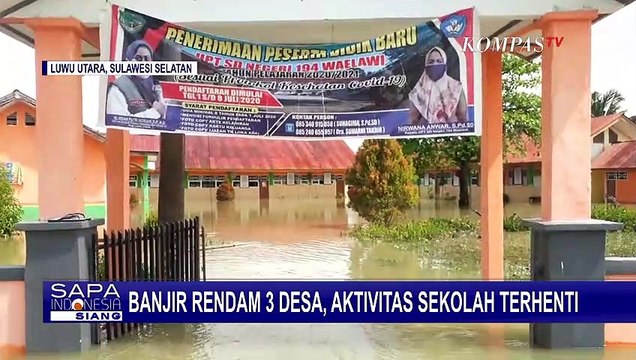 Banjir Rendam 3 Desa, Aktivitas Sekolah Terhenti