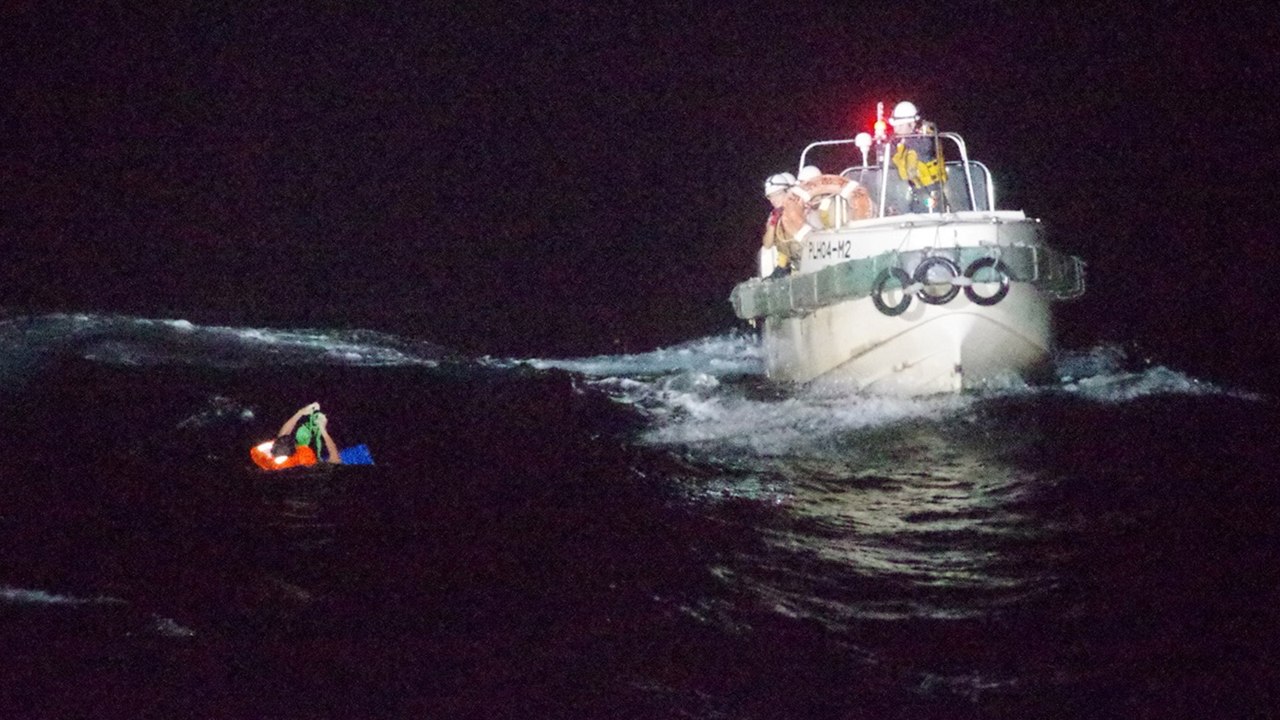 Dozens of sailors, about 6,000 cattle missing after cargo ship capsizes near Japan during typhoon