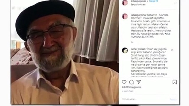 İkbal Gürpınar'ın babası Koronavirüs nedeniyle hayatını kaybetti