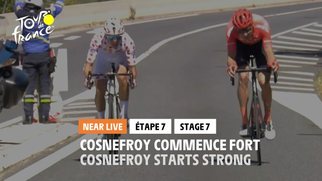 #TDF2020 - Étape 7 / Stage 7 - Cosnefroy commence fort ! Cosnefroy starts strong !