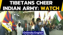 Indian Army convoy get warm sendoff by Tibetans in Shimla | Oneindia News