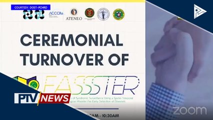 DOH-LGU CoVID monitoring platform na 'Fassster,' itinurn-over na ng DOST sa DOH
