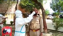 कोतवाली में पुलिस कर्मियों के किए गए कोरोना टेस्ट