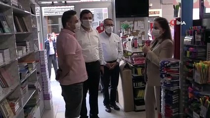 Vali Kocabıyık, korona virüs denetimlerine katıldı