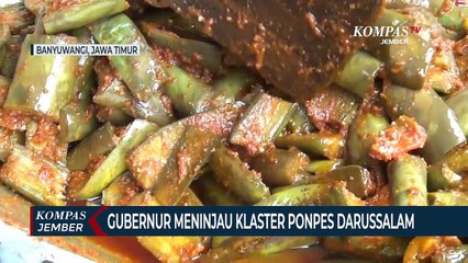 Gubernur Khofifah Meninjau Penanganan Covid-19 di Ponpes Darussalam Blokagung