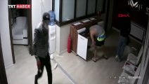 Çelik kasa hırsızları kamerada