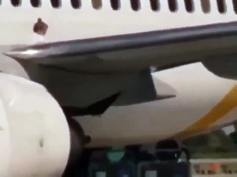 Insolite : parce qu'elle avait chaud, cette femme sort de l'avion en plein atterrissage et s'assoit sur une de ses ailes
