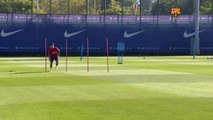 Coutinho se incorpora a la pretemporada del Barça y trabaja en solitario